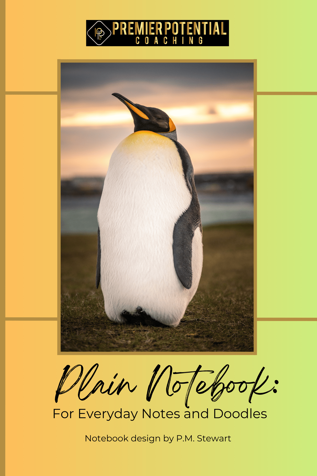 Penguin notebook journal 6X9 Webpage