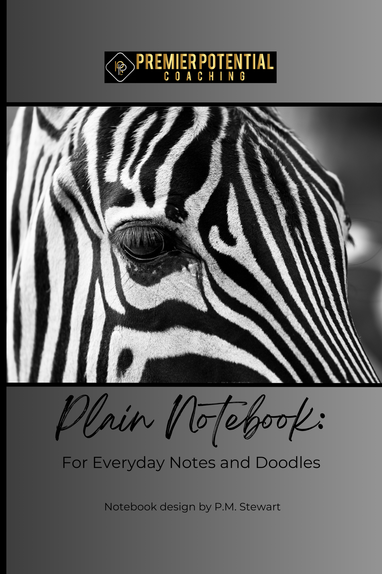 Zebra notebook journal 6X9 Webpage